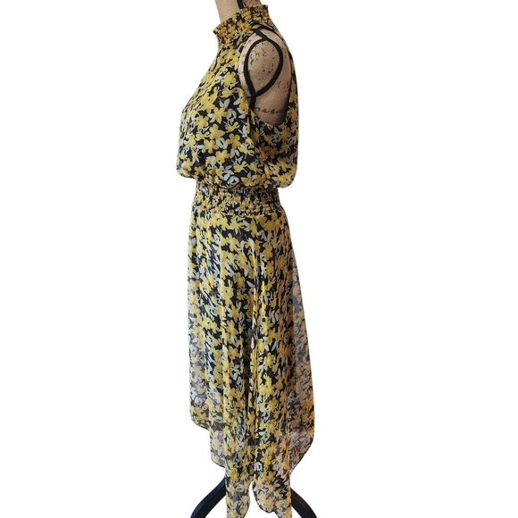 Sam Edelman Asymmetrical High-Low Flotal Sundress - 12 - Picture 3 of 10